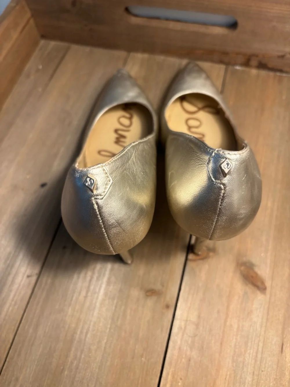 Gold Romantic Quiet Luxury Wedding Chic Pointed Toe Feminine Heels - Picture 3 of 6